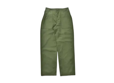 THE REAL McCOY'S Trousers, Men'S, Cotton Sateen, Og-107 "Olive"