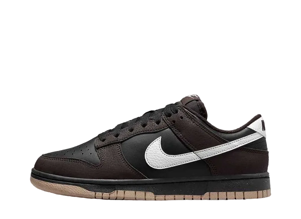 ナイキ ウィメンズ ダンク ロー ネクストネイチャー "ブラック/ベルベットブラウン"