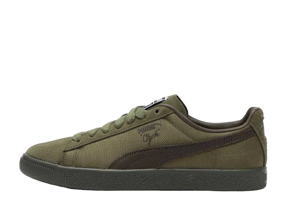 Puma Clyde Soph "Puma Olive/Gum"