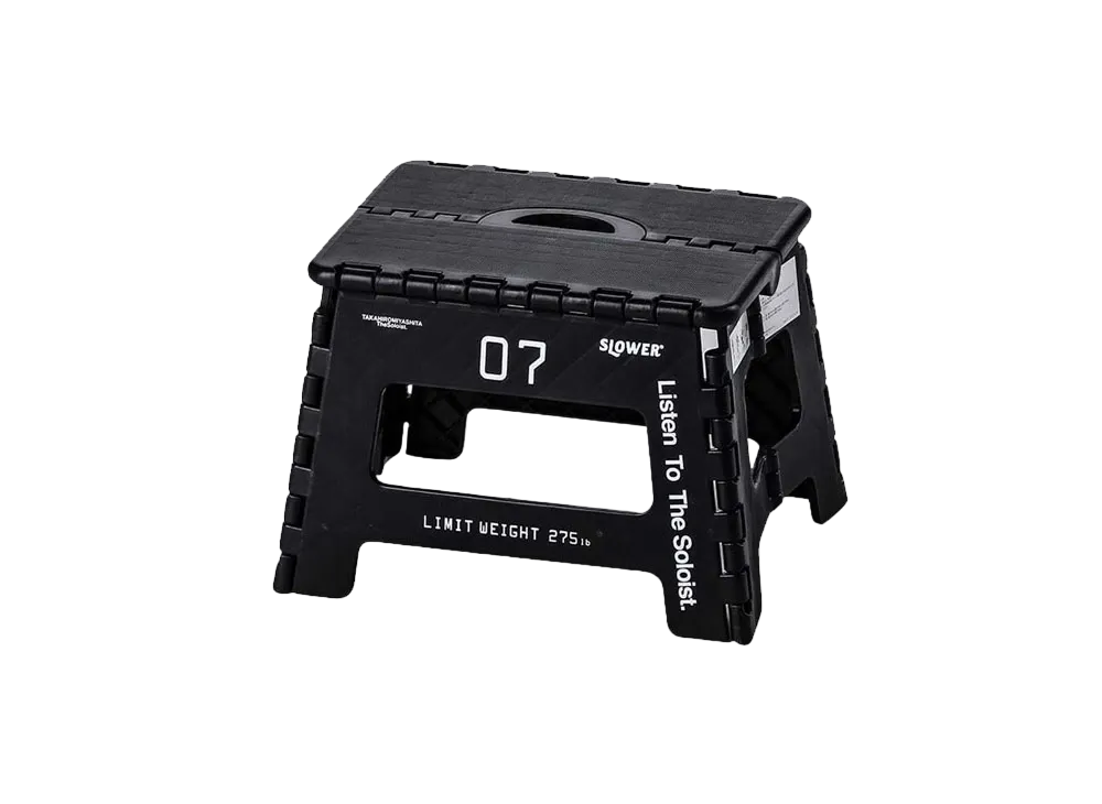 TAKAHIROMIYASHITATheSoloist. folding mini stool tabac "black"