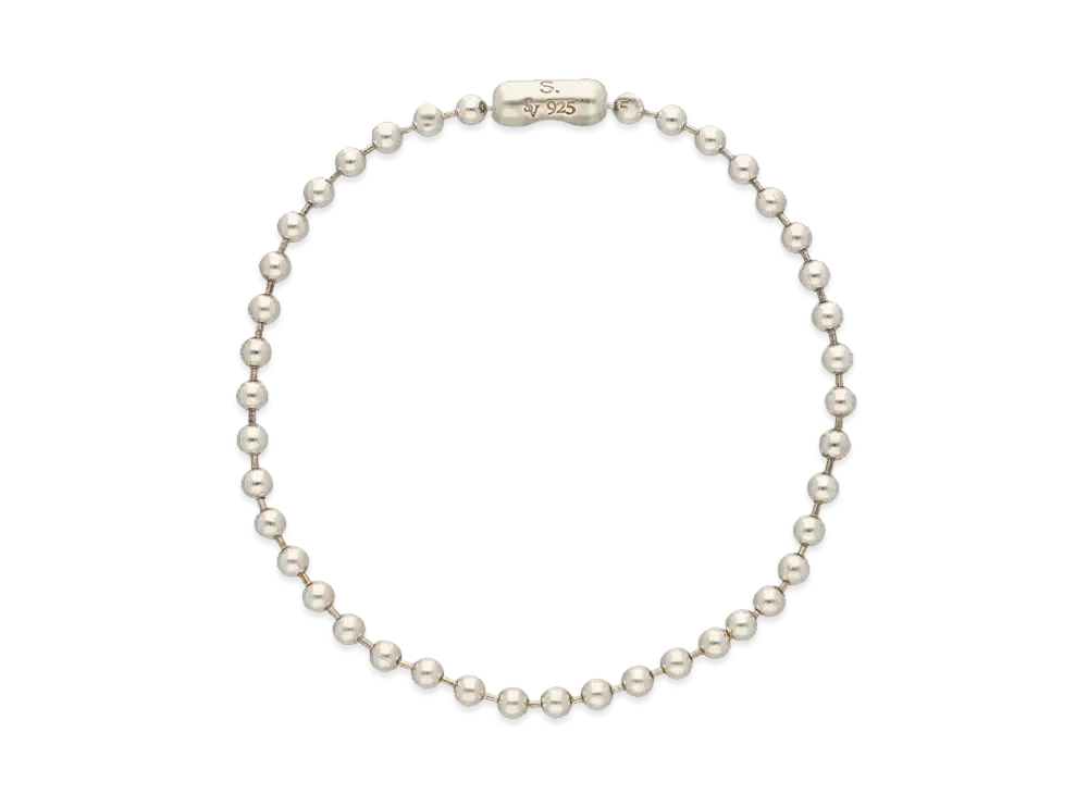 TAKAHIROMIYASHITATheSoloist. ball chain bracelet. -S- long "silver"