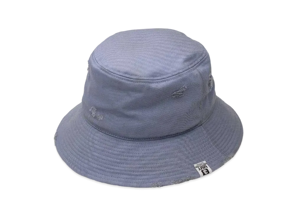 Maison MIHARA YASUHIRO Damaged Canvas Big Hat "Blue"