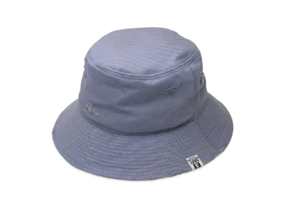 Maison MIHARA YASUHIRO Damaged Canvas Big Hat "Blue"