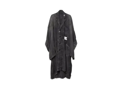 Maison MIHARA YASUHIRO Linen Shop Coat "Black"
