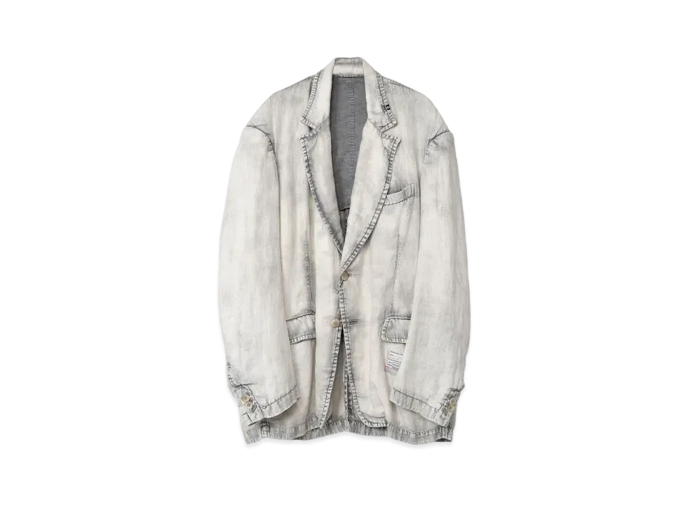 Maison MIHARA YASUHIRO Linen Jacket "Light Gray"