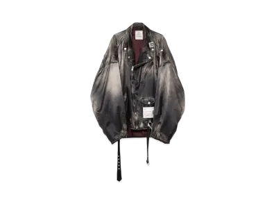 Maison MIHARA YASUHIRO Satin Riders Jacket "Black"