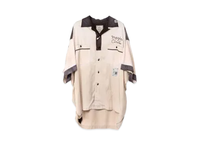 Maison MIHARA YASUHIRO Bowling Half-sleeve Shirt "White"
