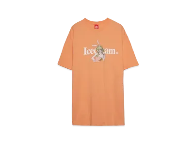 ICECREAM RUNNING DOG GLASSES T-SHIRT "CANTALOUPE"