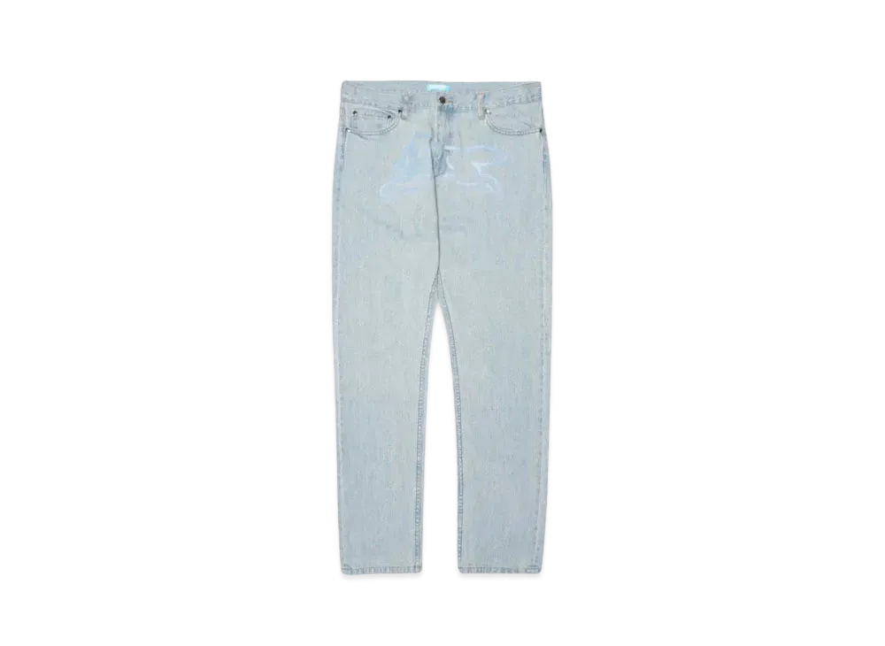 ICECREAM WASHED DENIM PANTS "BLUE"