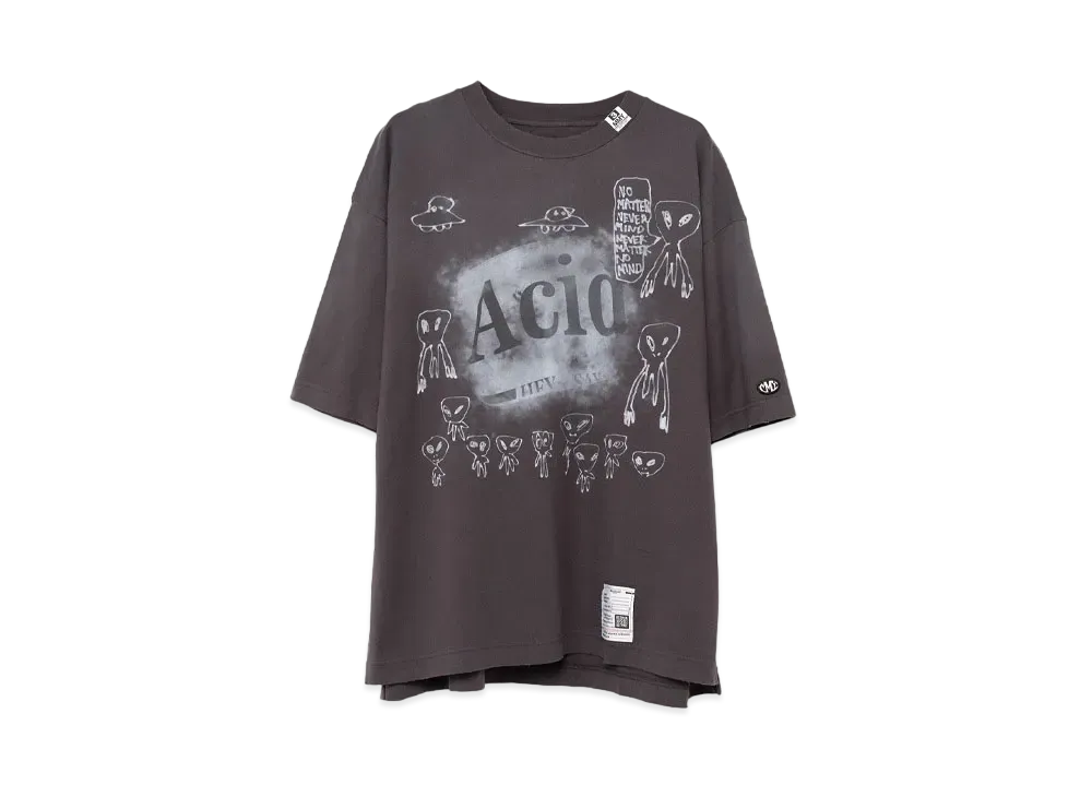 Maison MIHARA YASUHIRO Distressed Acid Printed T-shirt "Black"