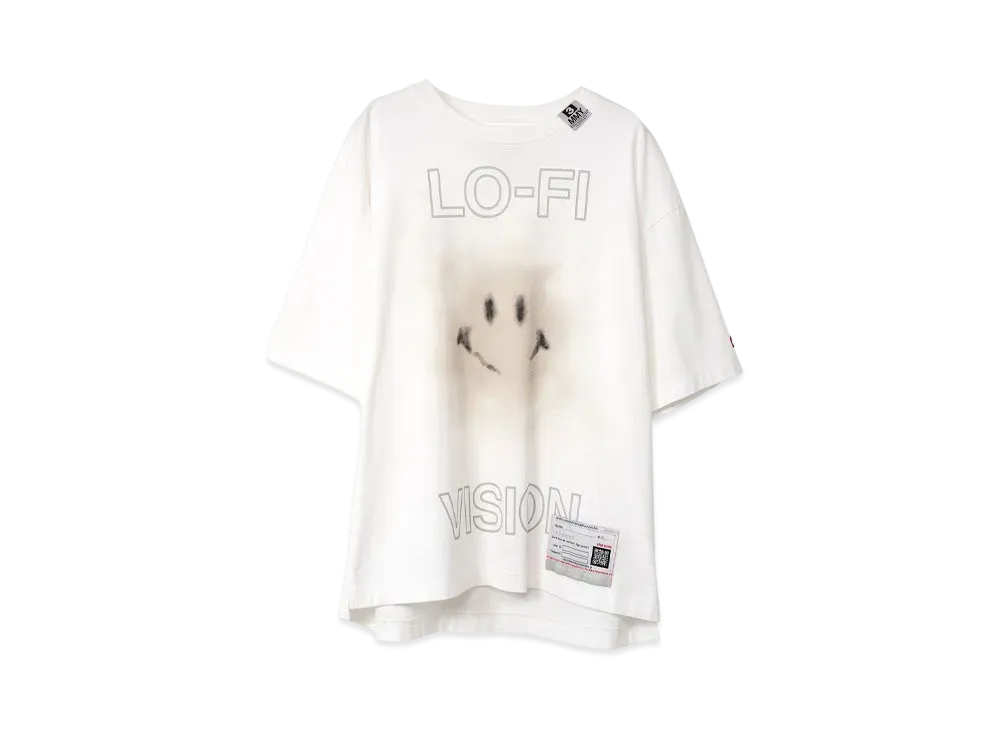 Maison MIHARA YASUHIRO Smily Face Printed T-shirt "White"