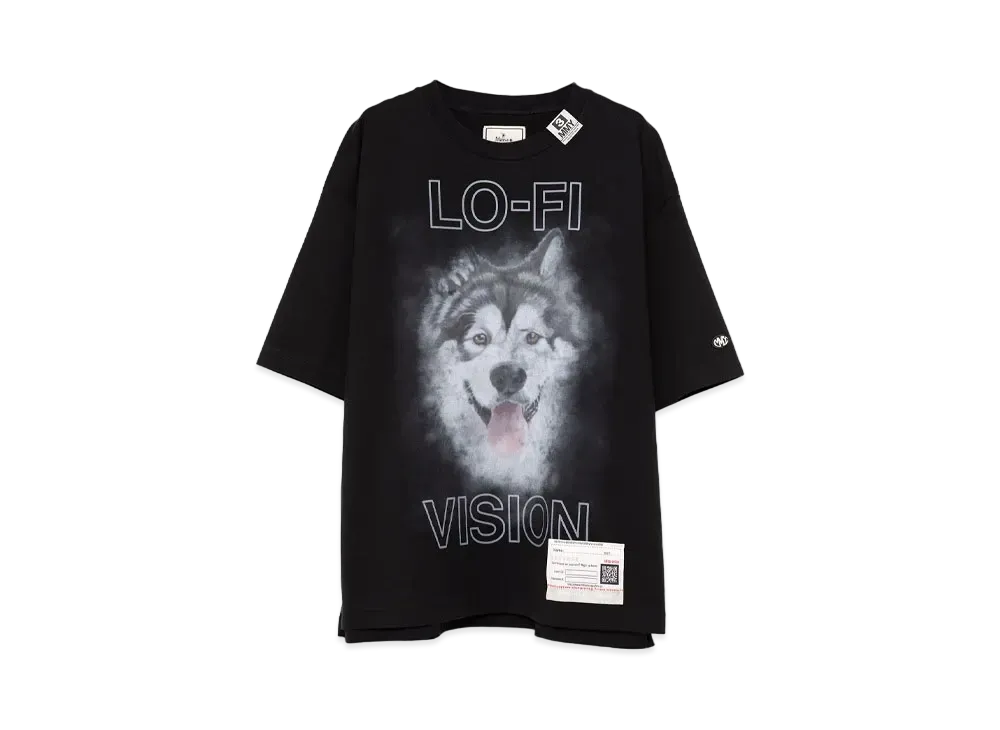 Maison MIHARA YASUHIRO Dog Printed T-shirt "Black"