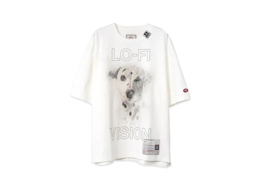 Maison MIHARA YASUHIRO Dog Printed T-shirt "White"