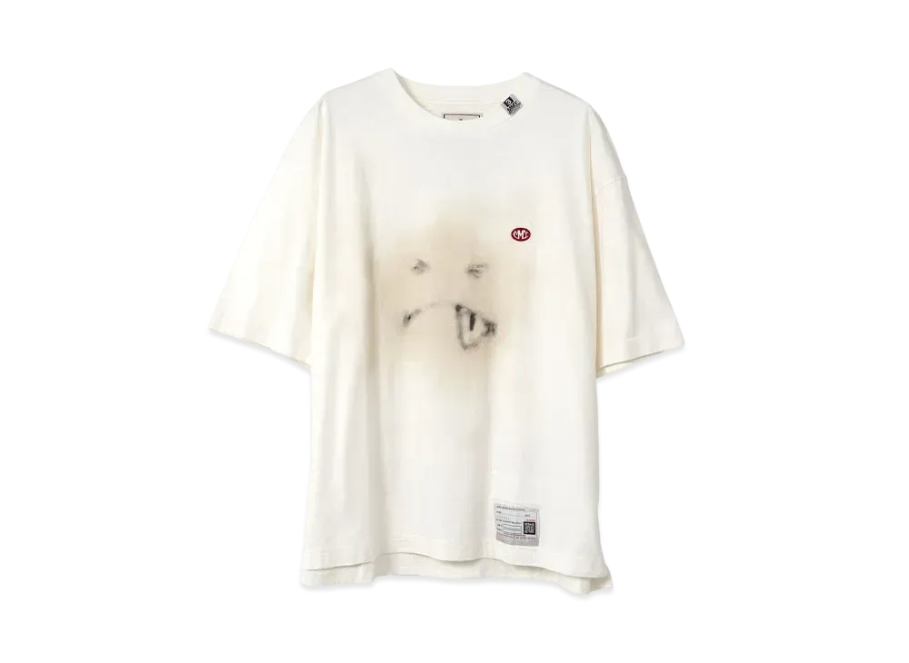 Maison MIHARA YASUHIRO Smily Face Printed T-shirt "White"