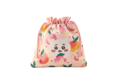 FEILER x Chiikawa Peach Dots Purse "Pale Apricot/Pink"