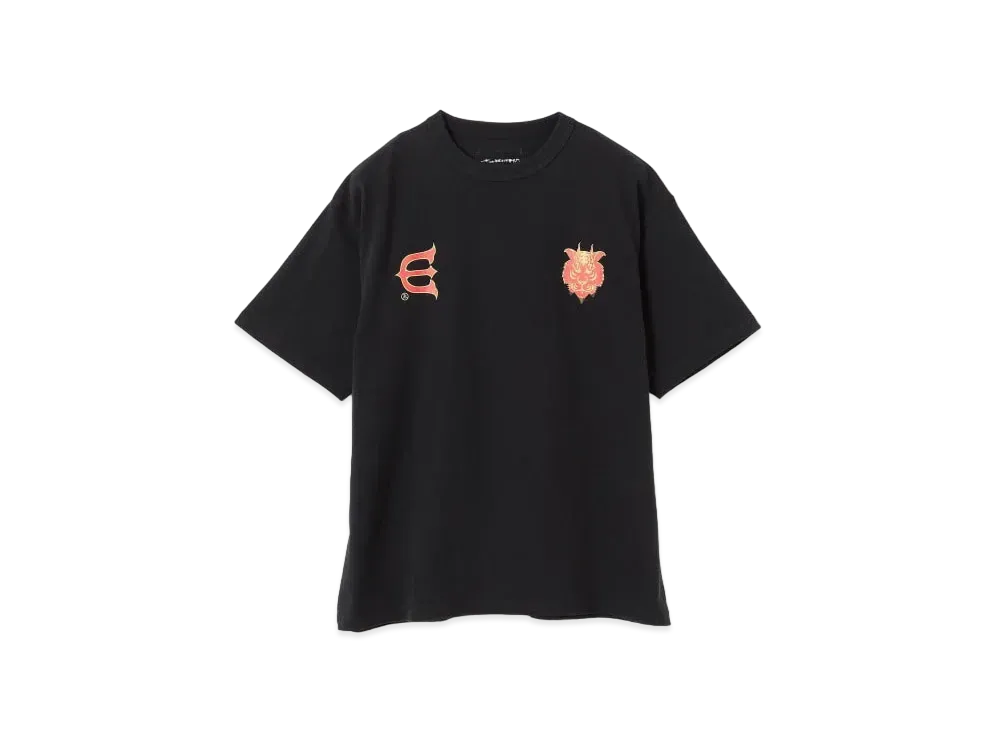 BEAMS T Evisen Skateboards x Takadaongakuseisakujimusho / Logo T-shirt "Black"