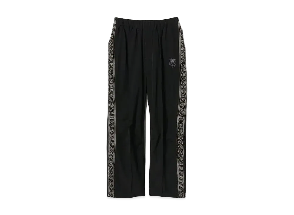 BEAMS T Evisen Skateboards x Takadaongakuseisakujimusho / Tora Evi Kungfu Pants "Black"