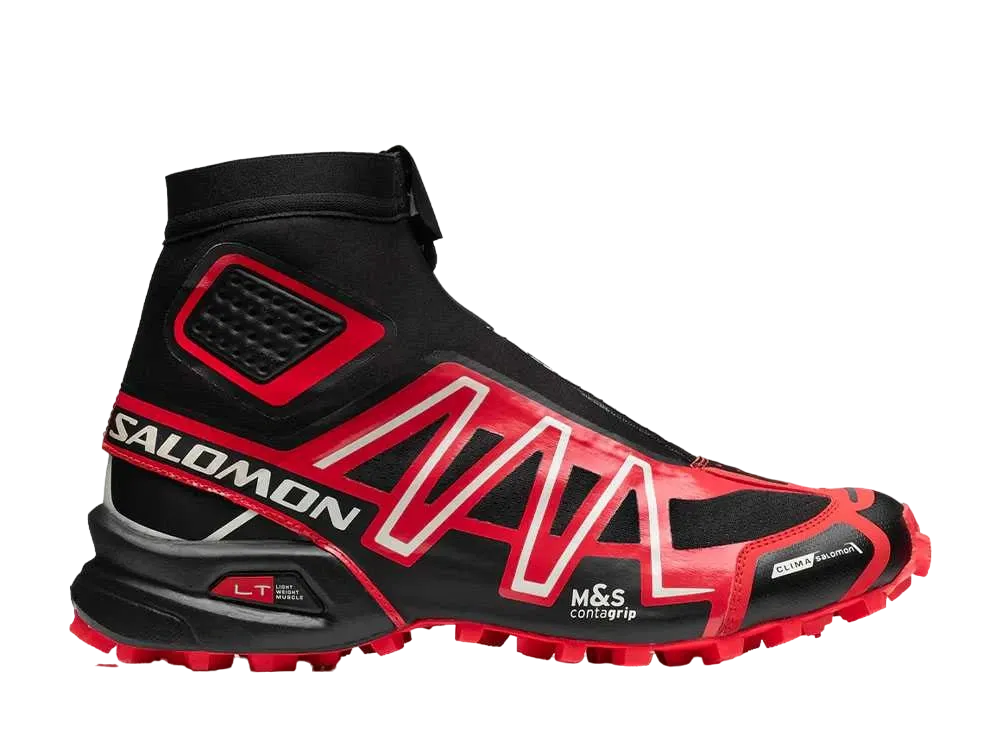 サロモン スノークロス "ブラック/ファイアリーレッド/バニラアイス"