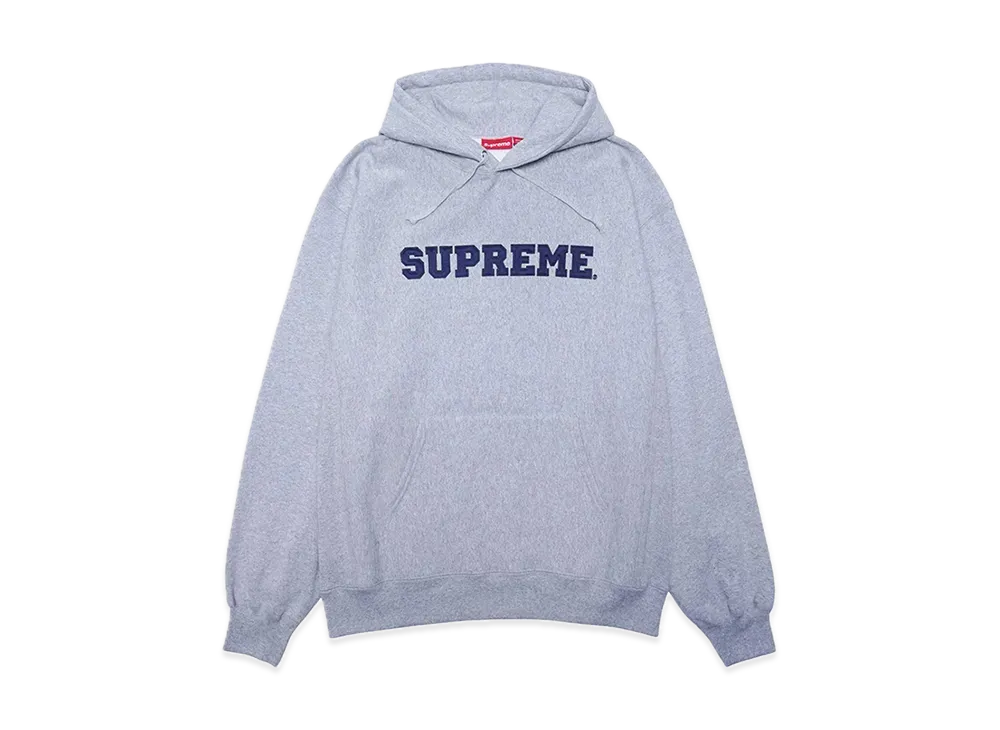 Supreme Collegiate Hooded Sweatshirt "Heather Grey"