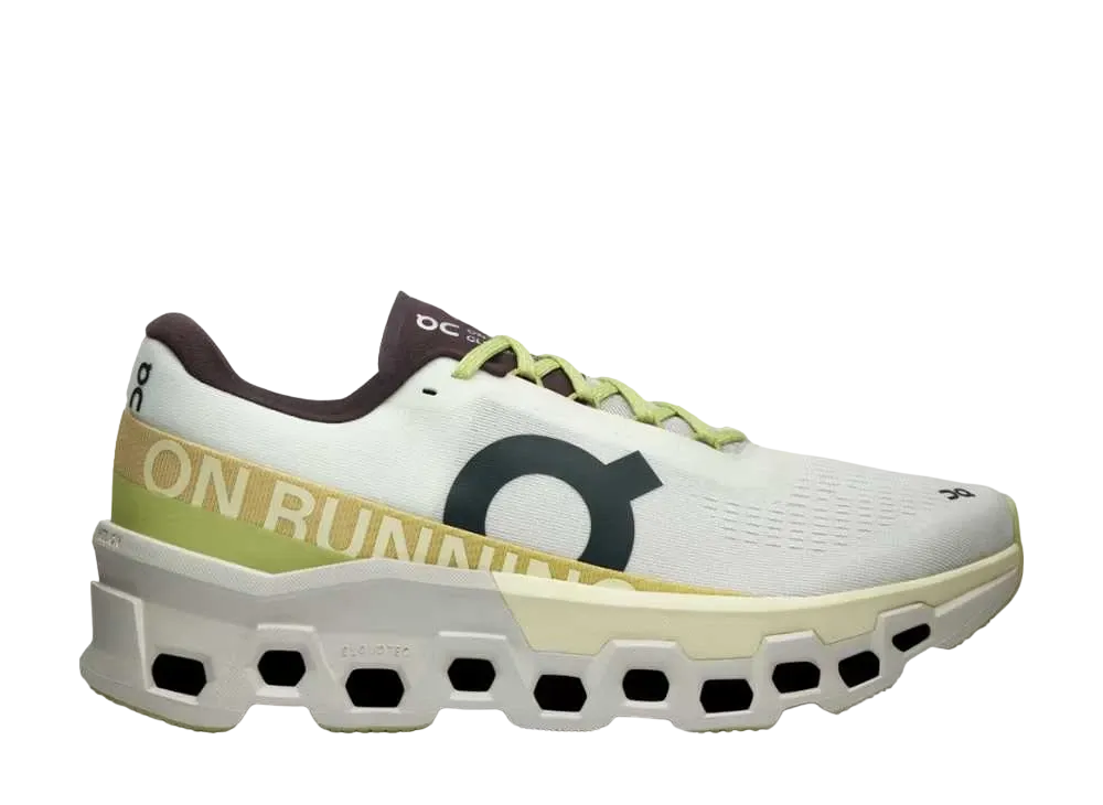 On Cloudmonster 2 "Undyed/Zest"