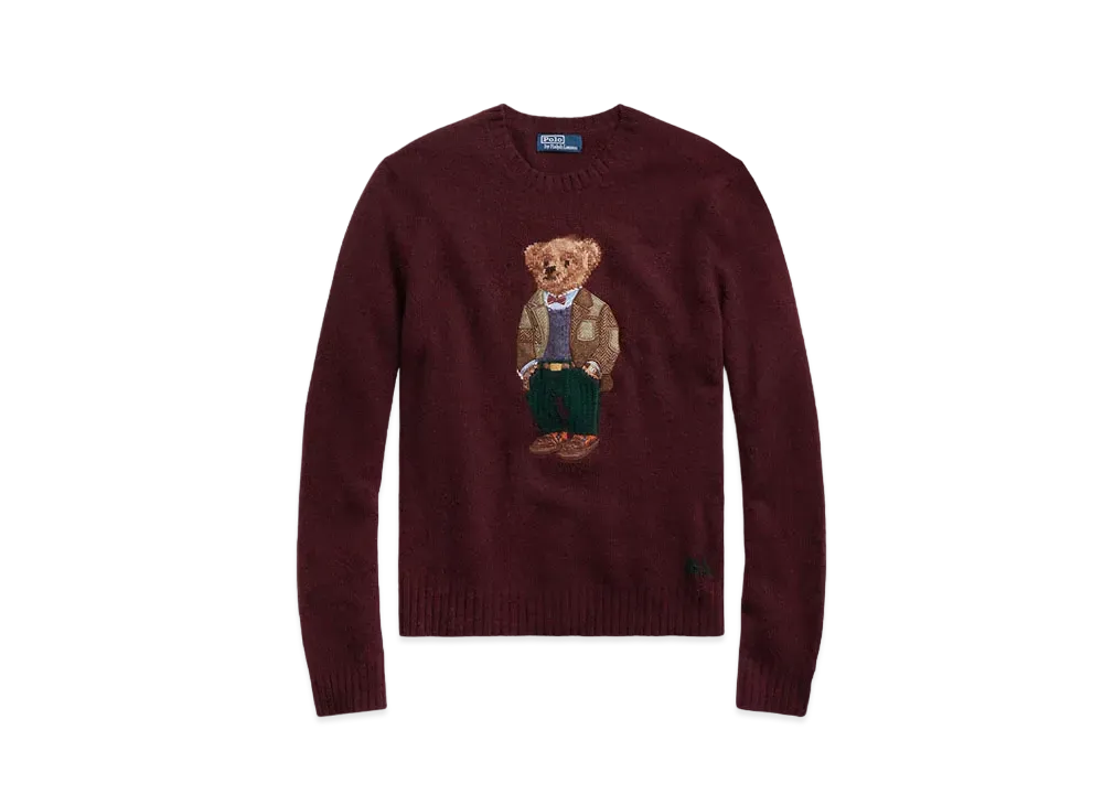Polo Ralph Lauren Polo Bear Wool-Cashmere Sweater "Red"