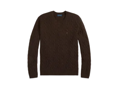 Polo Ralph Lauren Cable Wool Casmere Sweater "Brown"
