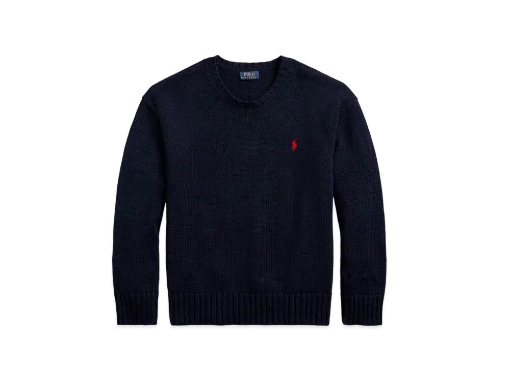 Polo Ralph Lauren Big Fit Cotton Crewneck Sweater "Blue"