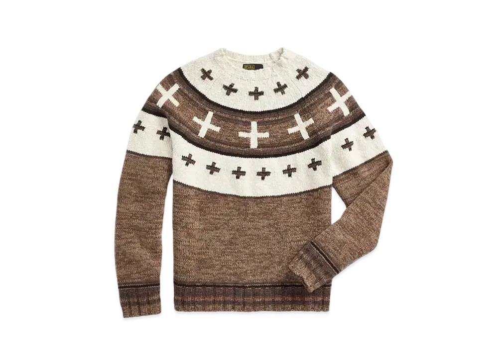 Polo Ralph Lauren PRL x Naiomi Glasses Wool-Blend Sweater "Brown"