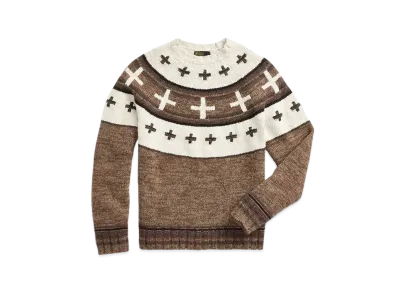 Polo Ralph Lauren PRL x Naiomi Glasses Wool-Blend Sweater "Brown"