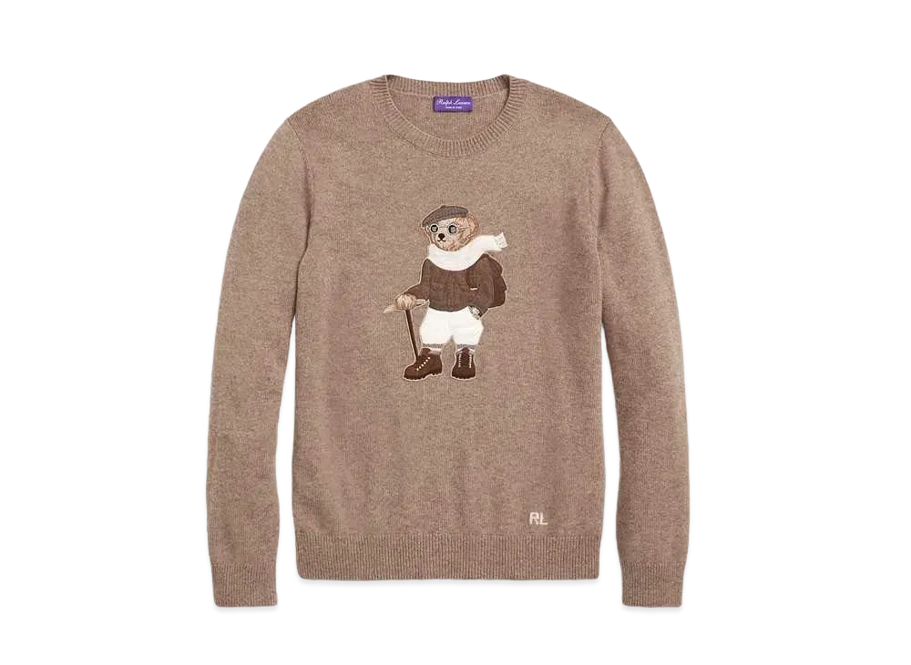 Polo Ralph Lauren Polo Bear Cashmere Sweater "Brown"