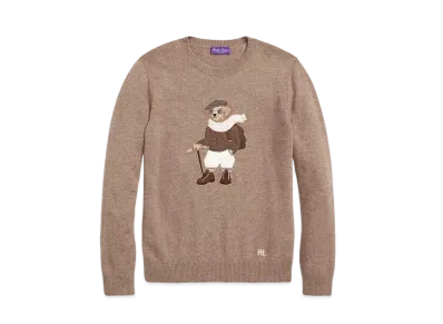 Polo Ralph Lauren Polo Bear Cashmere Sweater "Brown"