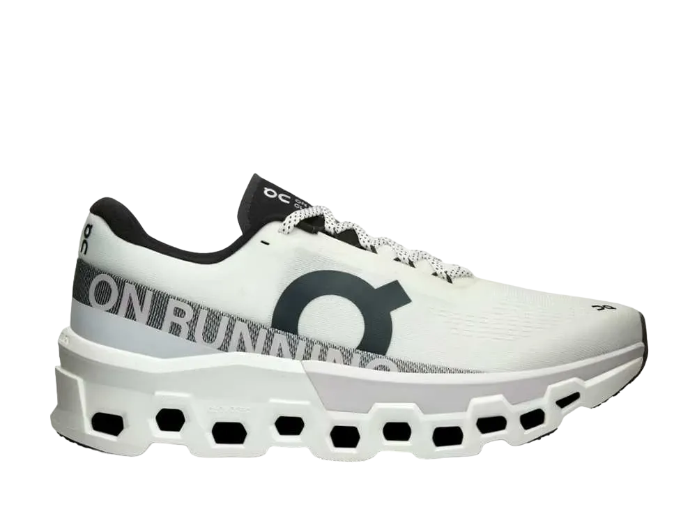 On Cloudmonster 2 "Undyed/Frost"