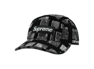 Supreme Weirdo Dave Corduroy Camp Cap "Black"