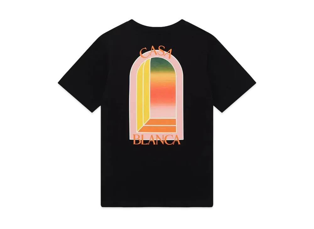 Casablanca Gradient L'Arche T-Shirt "Black"