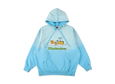 WIND AND SEA x GARFIELD Hoodie "Light Blue"