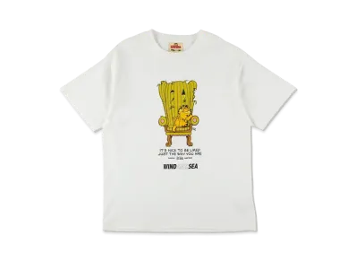 WIND AND SEA x GARFIELD S/S Tee (Chair) "White"