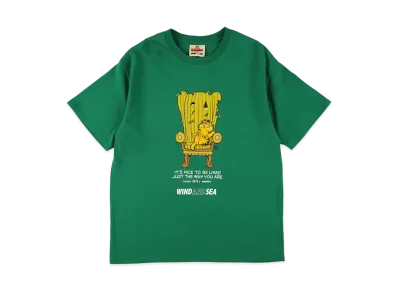 WIND AND SEA x GARFIELD S/S Tee (Chair) "Green"