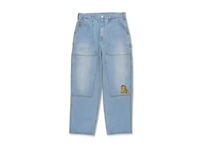 WIND AND SEA x GARFIELD Painter Denim PT "Light Blue"