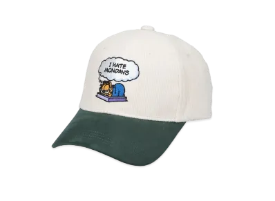 WIND AND SEA x GARFIELD Corduroy Cap "Ivory"