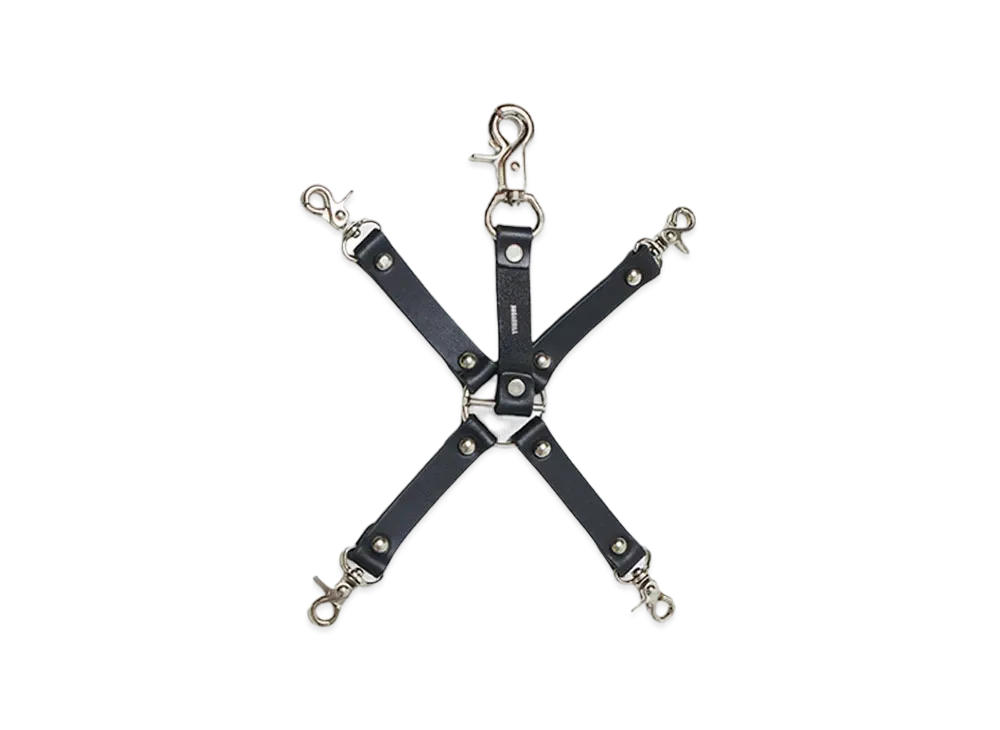 SUGARHILL HOGTIE LEATHER STRAP "BLACK"