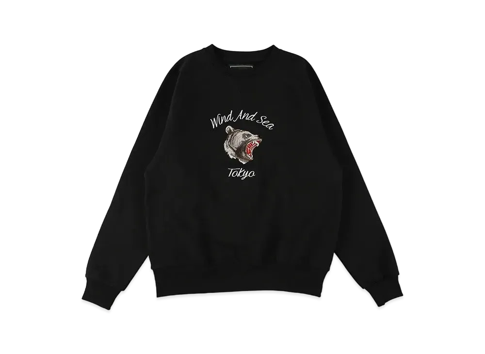 WIND AND SEA Tokyo WDS GB Raglan Crew Neck "Black"