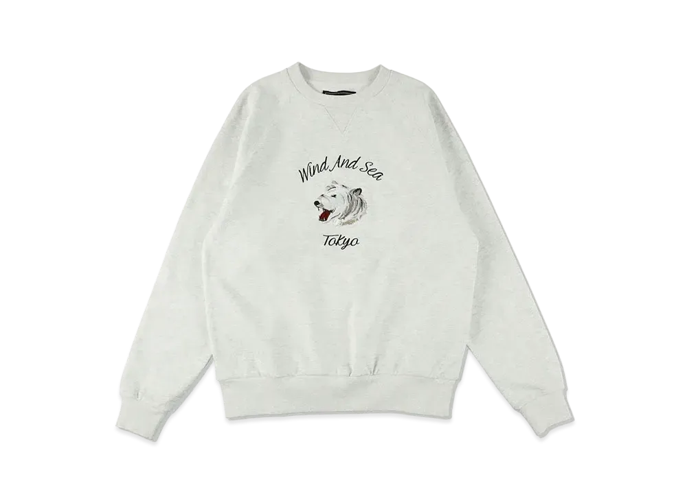 WIND AND SEA Tokyo WDS PB Raglan Crew Neck "Ash"