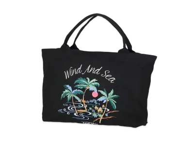 WIND AND SEA Tokyo WDS Souvenir Canvas Tote Bag "Black"