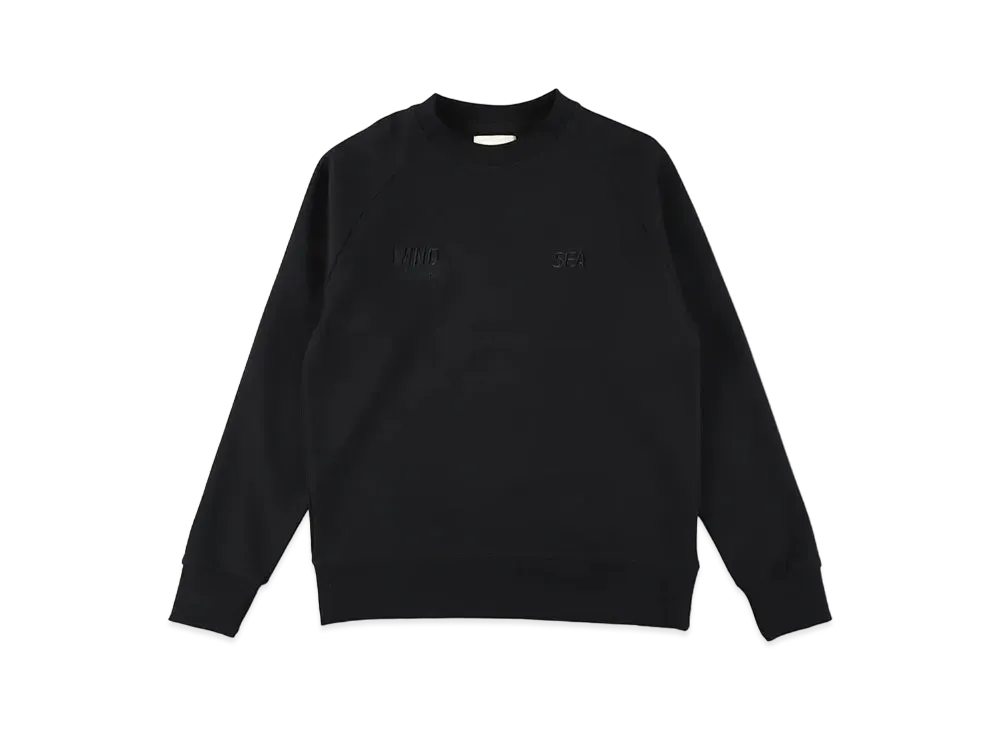 WIND AND SEA WDS-ES Tech Fleece Raglan Basic Crew Neck "Black Basic"
