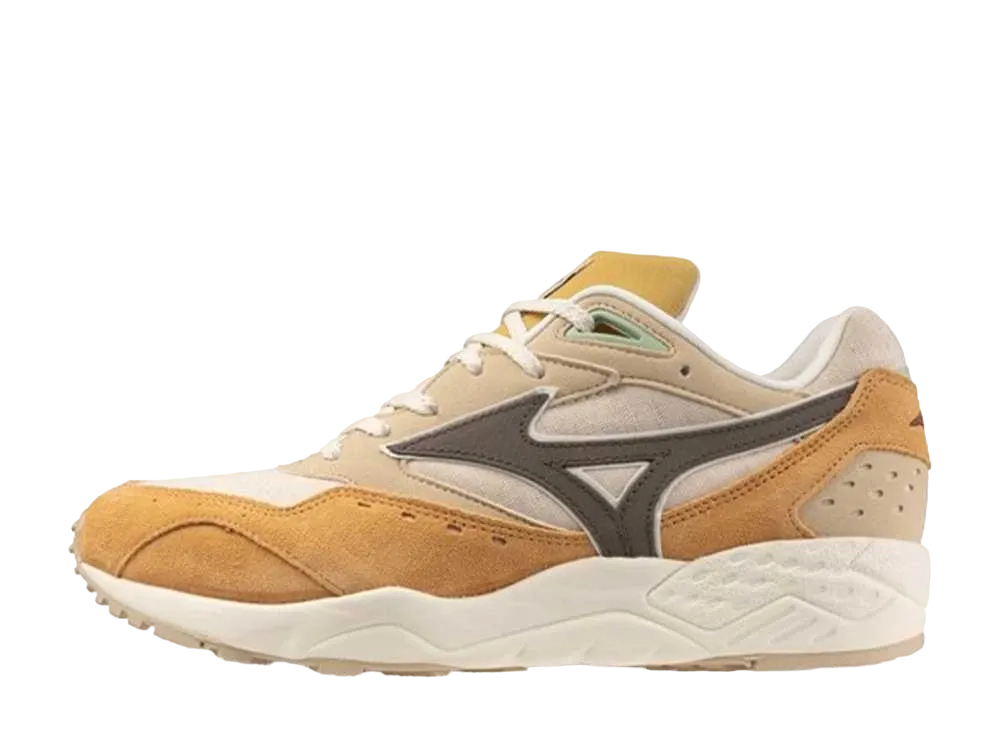ミズノ コンテンダー "ベージュ/ウッドブラウン/マスタード"