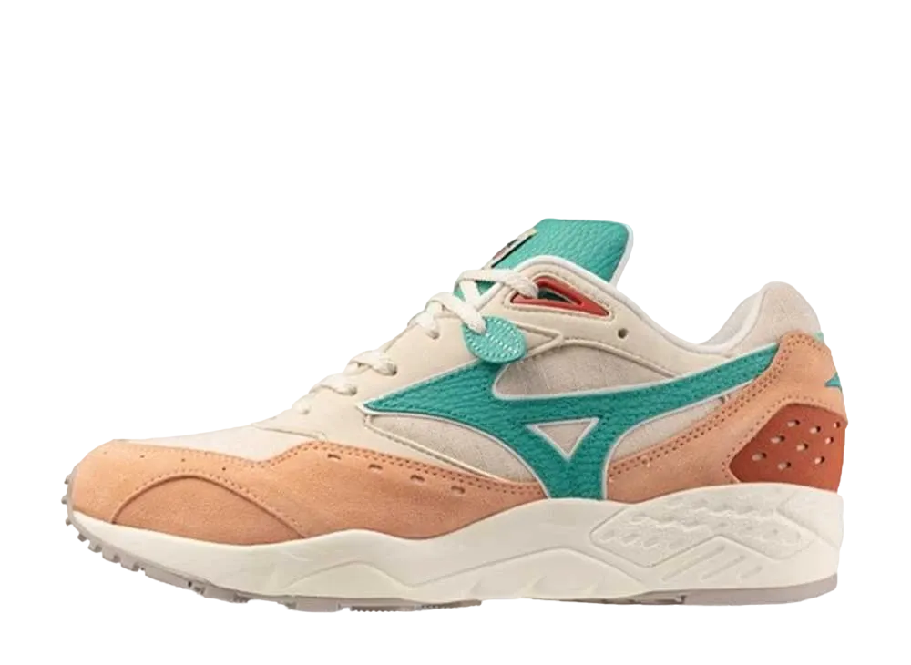 ミズノ コンテンダー "ベージュ/アップルグリーン/オレンジ"