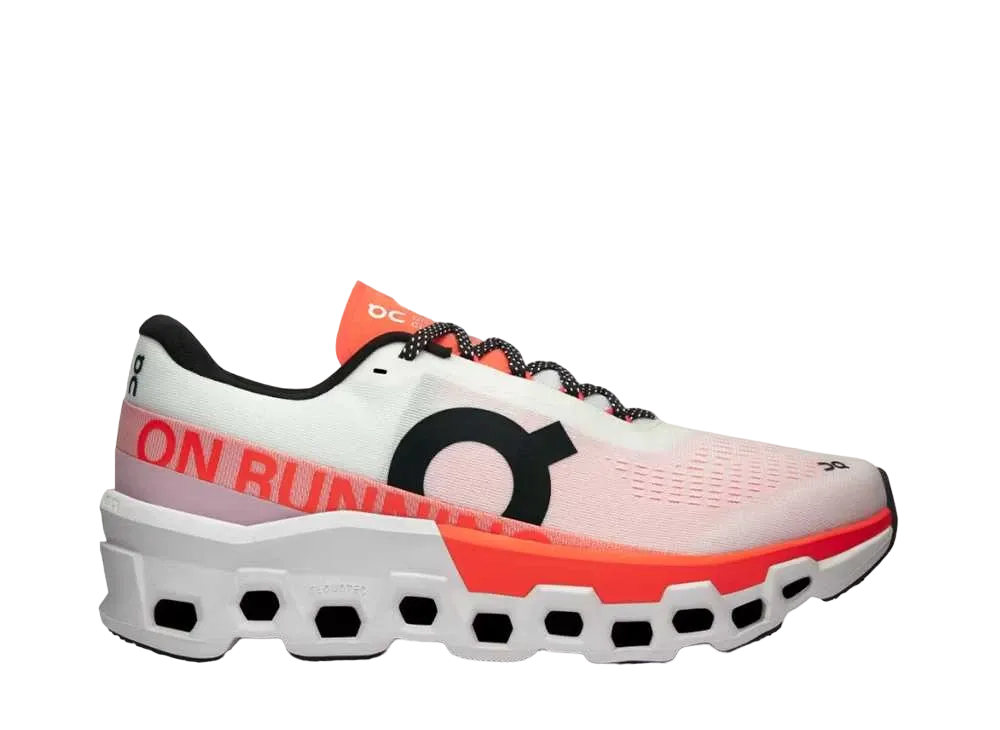 On Women's Cloudmonster 2 "Undyed/Flame"