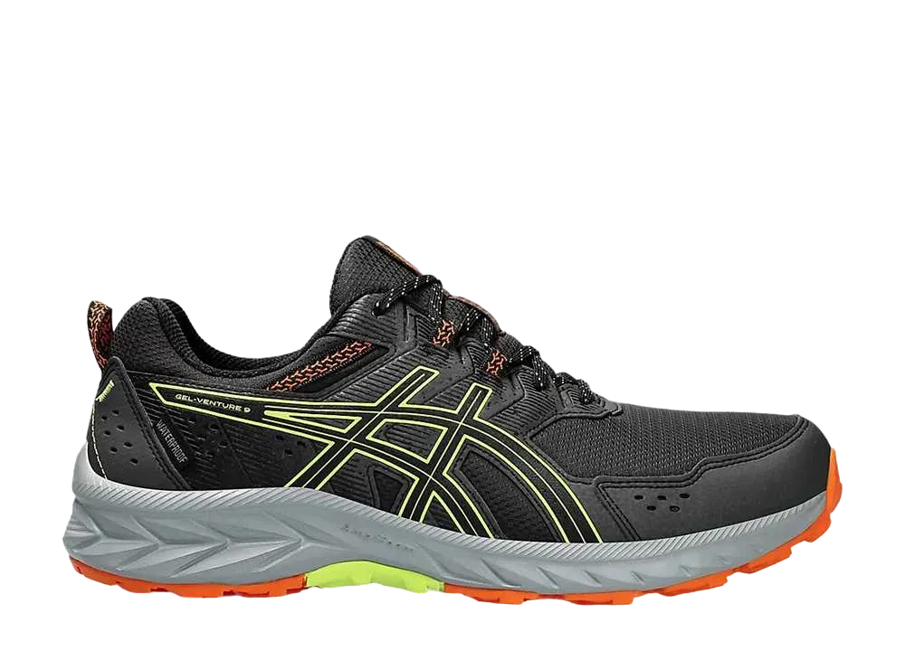 アシックス ゲルベンチャー9 ウォータープルーフ "グラファイトグレー/ネオンライム"