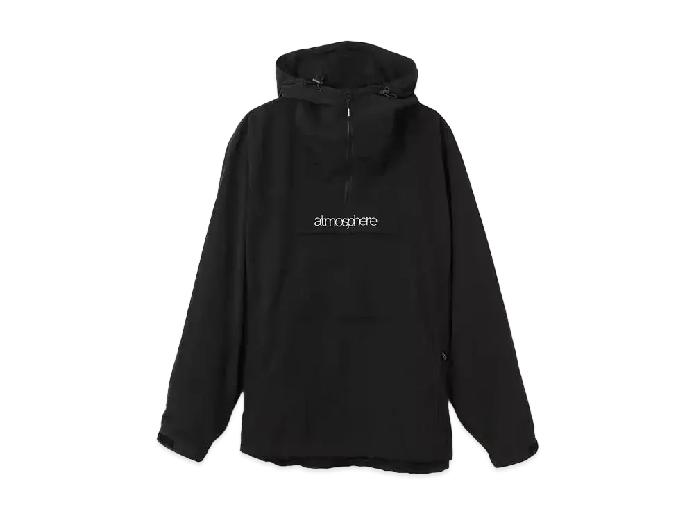 atmos Nylon Anorak Hoodie "Black"