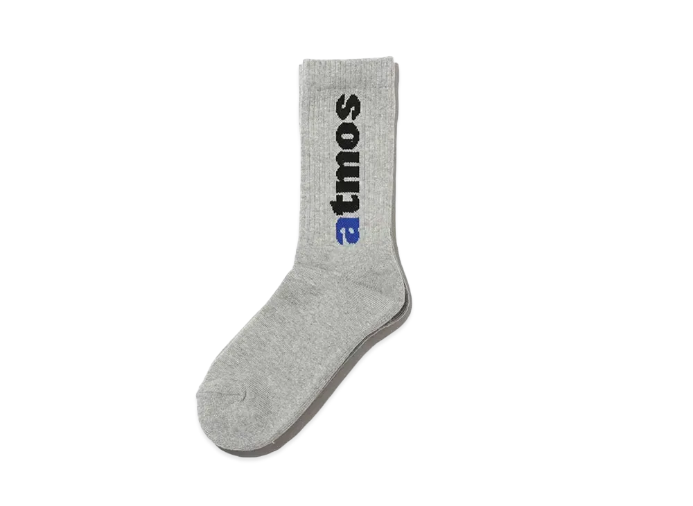 atmos Jacquard Logo Socks "Grey"